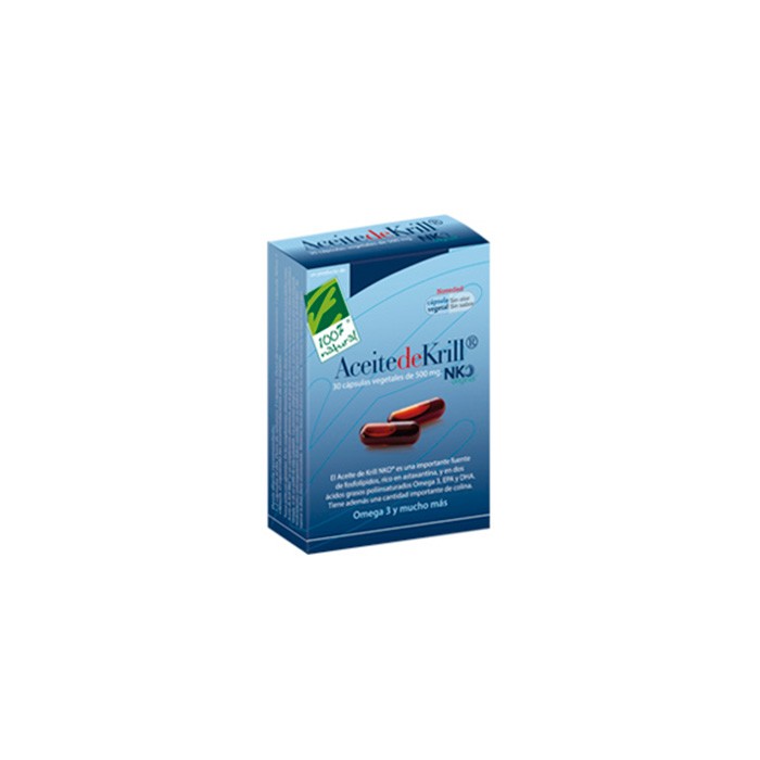 100% Natural Aceite krill 40 perlas